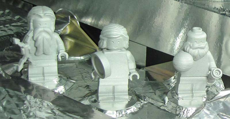 Figuras de LEGO en la misión Juno de la NASA